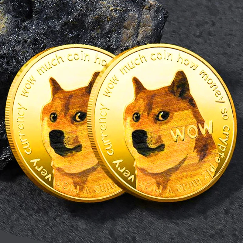 Nový Obchod So Zlatom Bitcoin Psa Mince Zberateľské Skvelý Darček Bit Mince Umelecké Zbierky Fyzickom Zlate Pamätné Mince 1