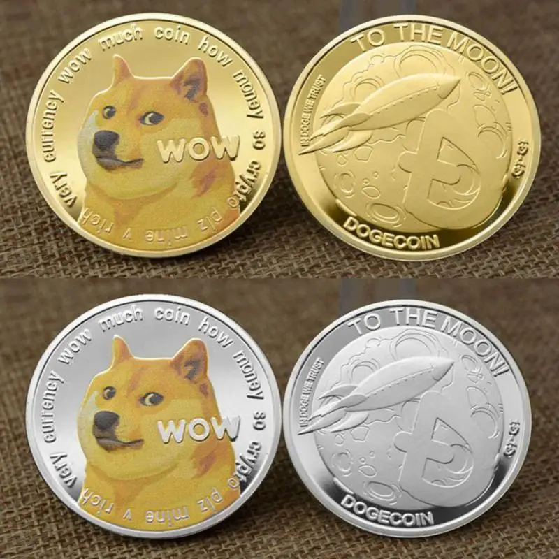 Nový Obchod So Zlatom Bitcoin Psa Mince Zberateľské Skvelý Darček Bit Mince Umelecké Zbierky Fyzickom Zlate Pamätné Mince 2