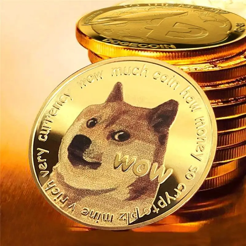 Nový Obchod So Zlatom Bitcoin Psa Mince Zberateľské Skvelý Darček Bit Mince Umelecké Zbierky Fyzickom Zlate Pamätné Mince 5