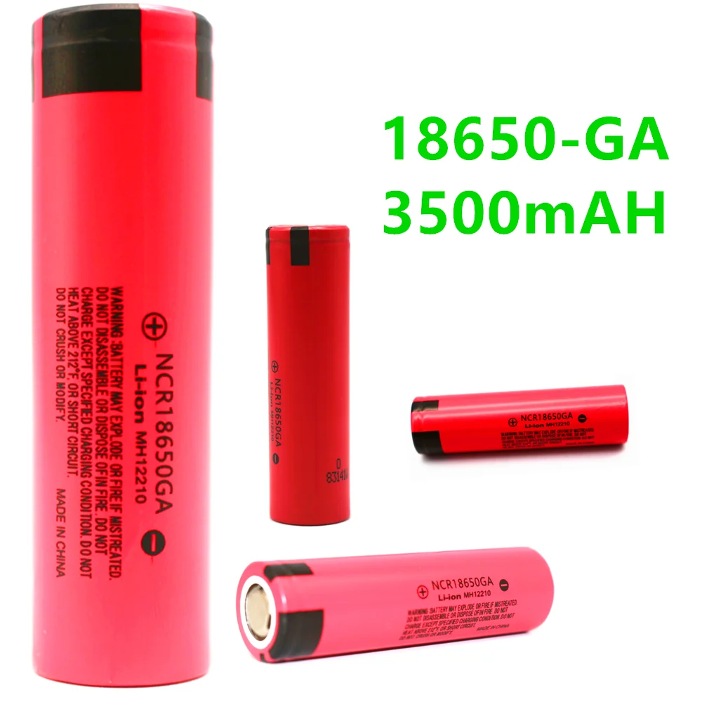 2021 Pôvodné NCR 18650GA Vysoký Výtok 3,7 V 3500mAh 18650 Dobíjacie Batérie Vhodné pre Všetky Druhy Elektronických Výrobkov 4