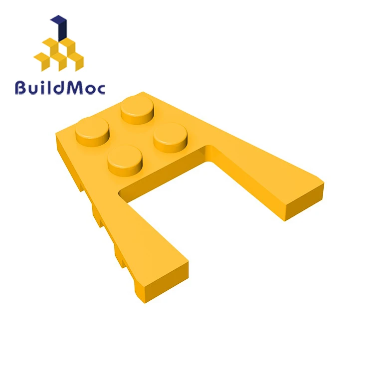 BuildMOC Montuje Častice 43719 4x4 Pre Stavebné Bloky Súčastí DIY elektrické Vzdelávacie Tehly Väčšinu Modelu darček Hračky 4