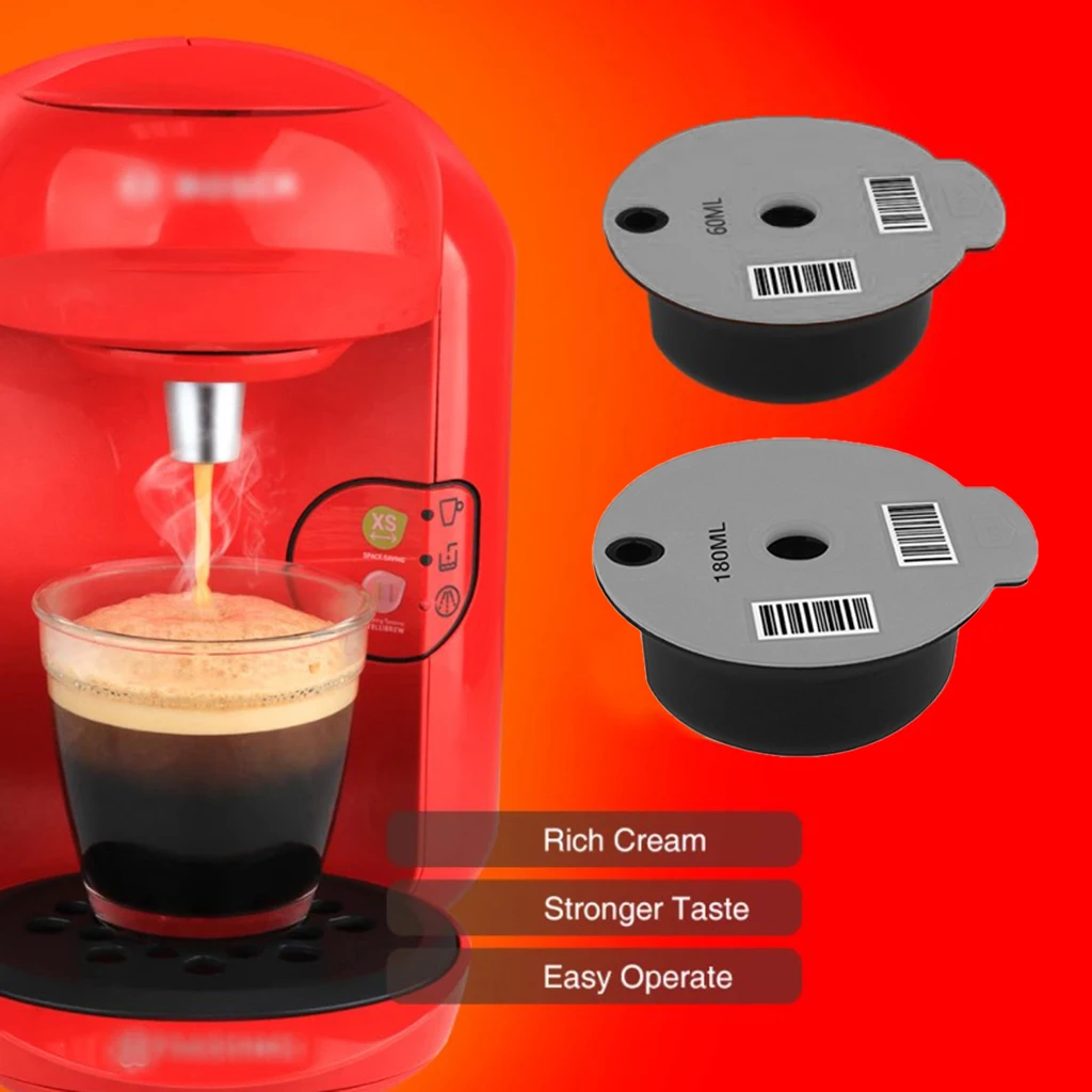 Naplniteľné Opakovane Plastové Kávové Kapsule Poháre pre Bosch pre Tassimo 1