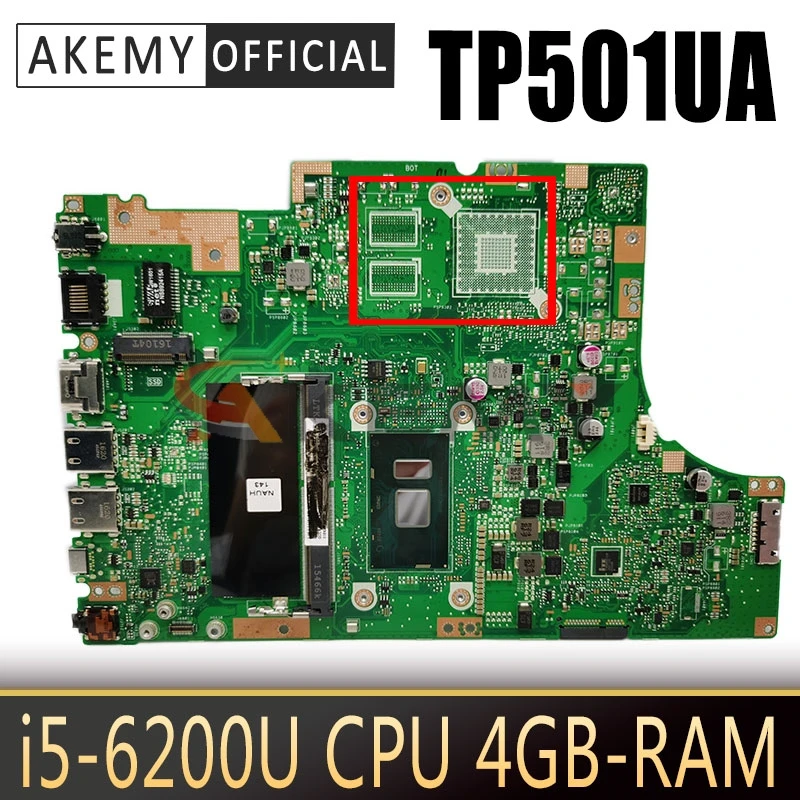 TP501U pre ASUS TP501UB TP501UQK TP501UAM TP501UQ TP501UJ notebook doske TP501UA doske test OK I5-6200U cpu 4GB-RAM 1