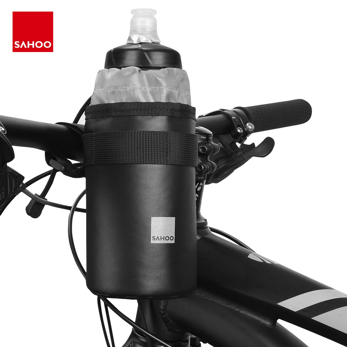 Sahoo Nepremokavé Cyklistické Taška Na Riadidlá Bicyklov Fľaša Na Vodu Taška Izolované Piť Chladnejšie Hydratácie Pack Dopravcu Bike Príslušenstvo 2