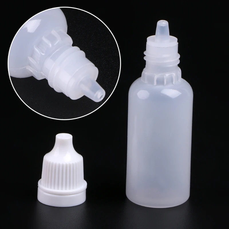 5ml-30ml Ihly Tip Prázdne Plastové Stlačiteľný Kvapaliny Kvapkadla Biele Fľaše Prípade 3