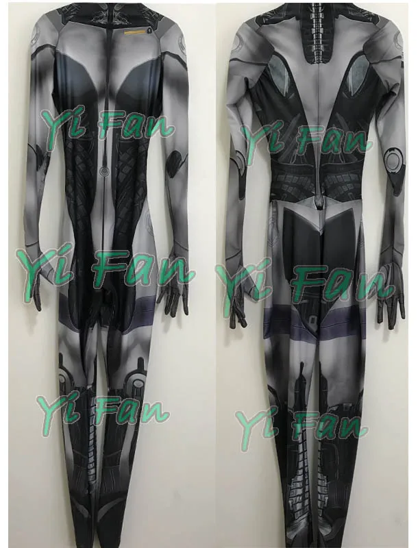 Nový Mass Effect Žena Cosplay Kostým Elastická 3D Vytlačené Spandex Halloween Kostým pre ženy Kombinézu Dievčatá, Ženy na Zákazku 0