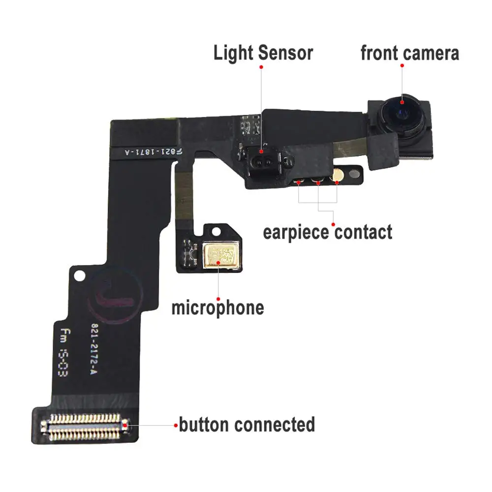 Predná Kamera Flex S Proximity Sensor & Siri Mic Výmena Za iPhone 6 6Plus 6S 6s Plus 2