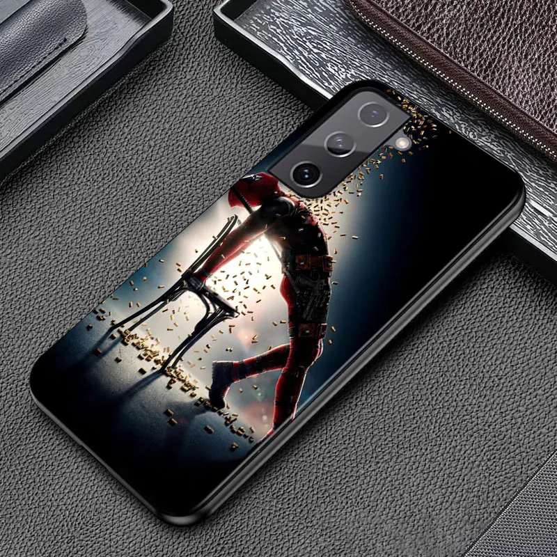 Marvel Avengers Super Hrdina Deadpool Pre Samsung Galaxy S21 S20FE S10 S10e S9 S8 S7 S6 Ultra Plus Lite Okraji 5G Telefón Prípade 2