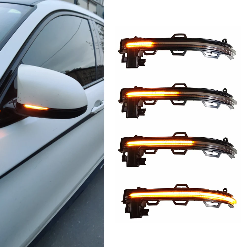 Pre BMW X3 X4 X5 X6 F25 LCI F26 F15 F16-2018 Bočné Spätné Zrkadlo Indikátor Blinker Svetlo Sekvenčné Dynamické Zase Signál 3