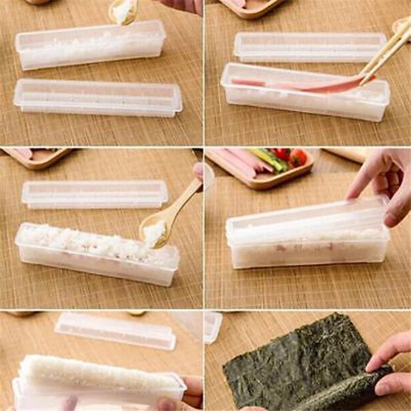 Vysoká kvalita 3ks Sushi Maker Cozinha Bento Pečenie Sushi Maker Auta Ryža Roll Formy Japonské Sushi Maker Ryža Plesní, Kuchynské Náradie 1