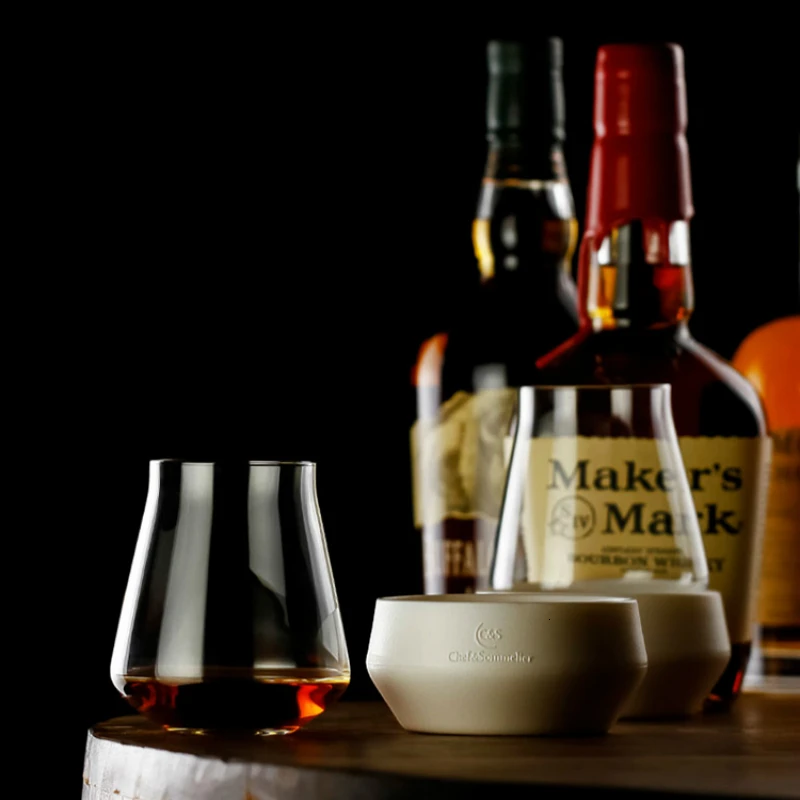 Francúzsko Kuchár & Sommelier Luk Šíp Whisky Sklo Ľadový Dráha Držiteľ Nastaviť Odhaliť Až Kwarx Crystal Whisky Poháre Pitie Vína Pohár 2