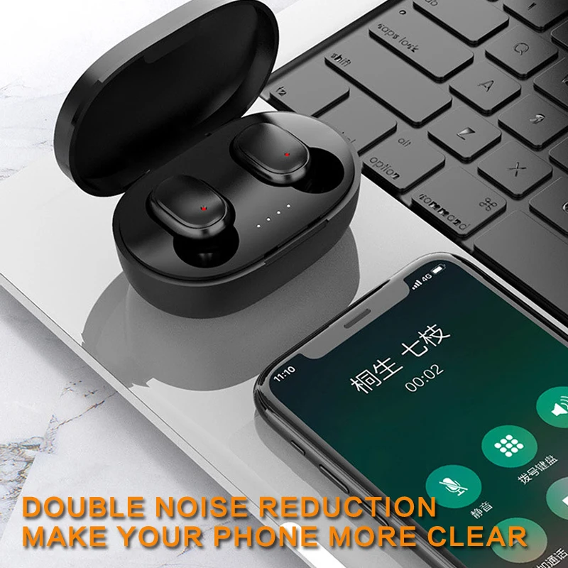Bluetooth Earplug Aautomatically Spárované s Bezdrôtové 5.0 Stereo Headset, Vhodná pre Redmi Xiao iPhone a Huawei Android 1