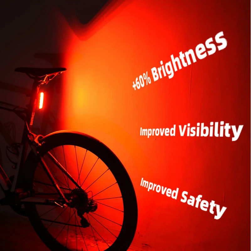 NOVÉ XlitET Auto Štart Stop Brzdy Snímanie Svietidlo Na Bicykel Zadné Svetlo LED, jazda na Bicykli XlIte 100 CubeliteII 200 zadné svetlo 4